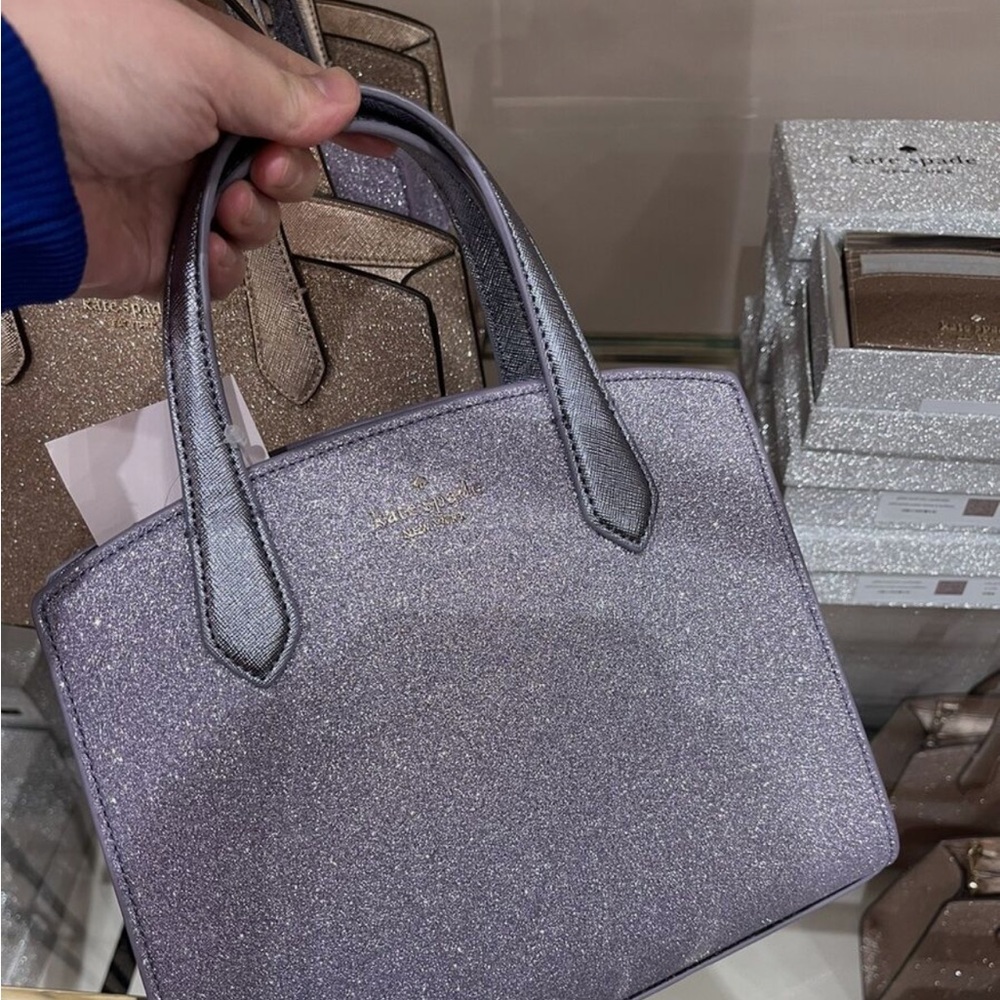 Kate Spade Purple Glitter Purse